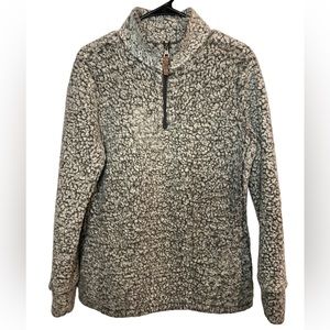 Original Weatherproof‎ Vintage Women's Sherpa Fleece 1/4 Zip Size Small